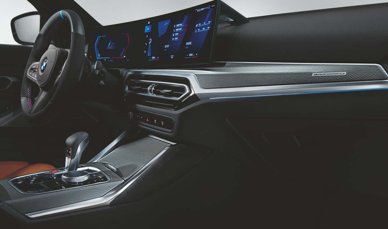 Комплект накладок салона M Performance, карбон/Alcantara, для BMW G-серий, оригинал — фото 1