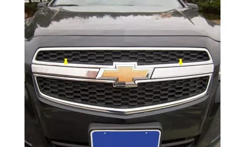ПОДХОДИТ CHEVY MALIBU 2013 ИЗ НЕРЖАВЕЮЩЕЙ СТАЛИ ХРОМ ПЕРЕДНЯЯ РЕШЕТКА АКЦЕНТЫ 2ШТ — фото 1