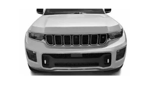 Хромированная защита капота Aeroskin дефлектор BugShield для Jeep Grand Cherokee 22–24 годов выпуска — фото 1