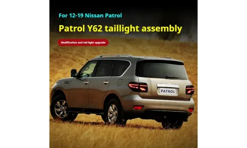 Задние LED-фонари динамический поворотник для Nissan Patrol Y62 (2012-2019), комплект, комплект, FT Carlight Carlight — фото 2