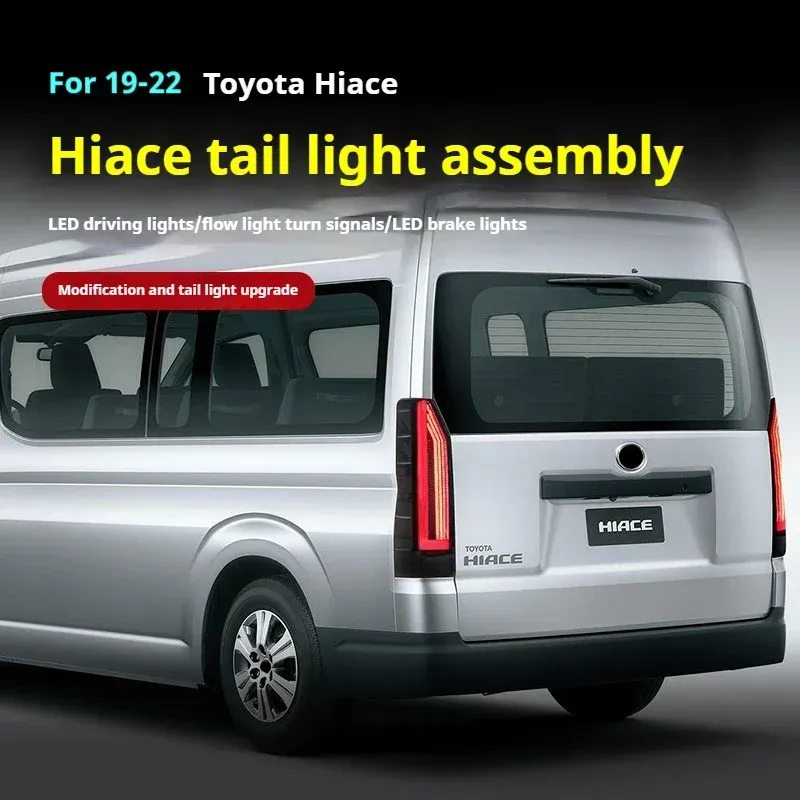 Задние LED-фонари динамический поворотник для Toyota Hiace (2019-2025), комплект, комплект, FT Carlight Carlight — фото 4