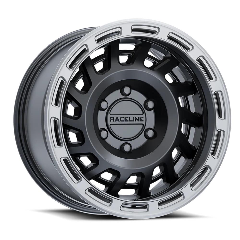 Диск колесный R18x9 957BS Атлас Черный Raceline Wheels — фото 1