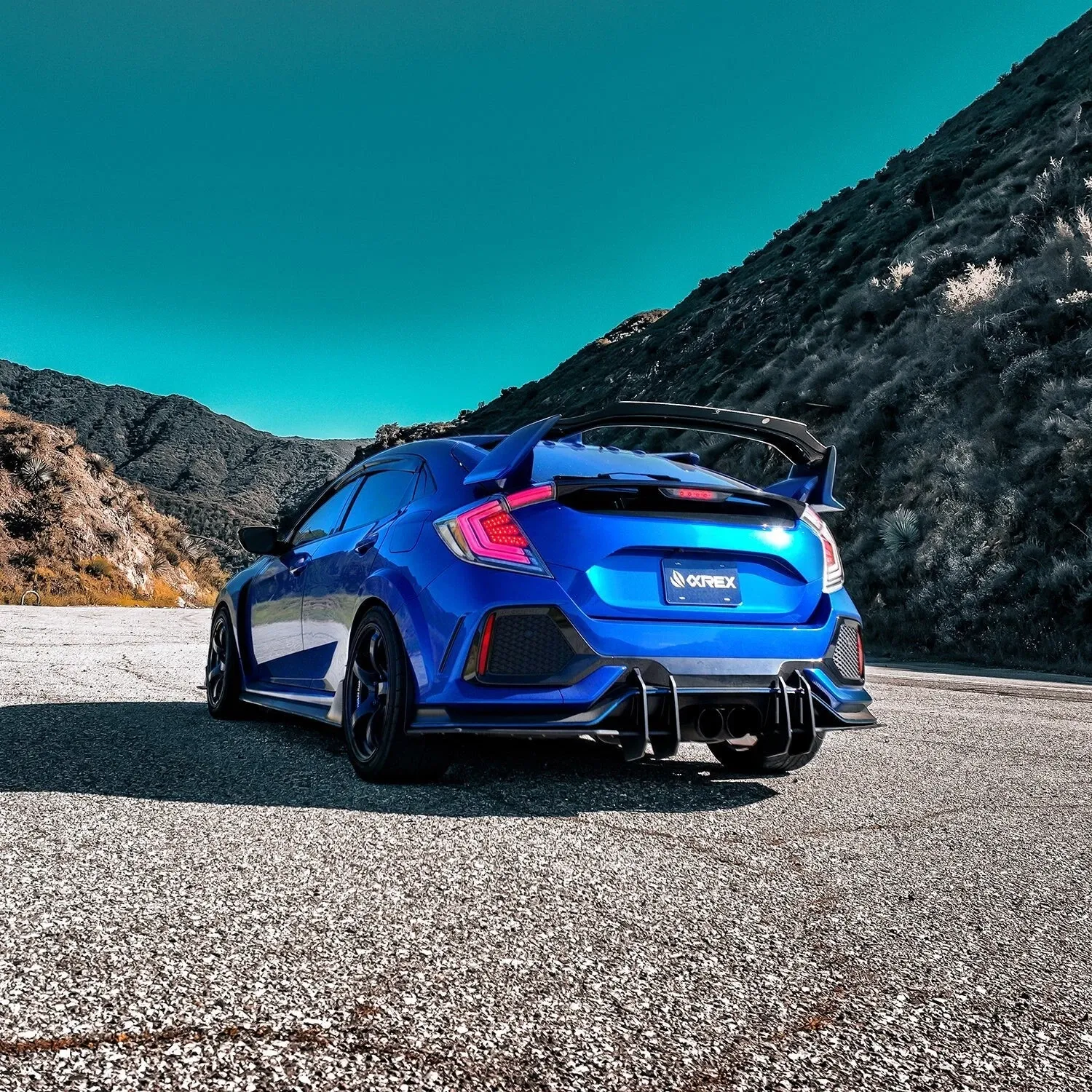 Фонари задние светодиодные Black Smoke NOVA Prismatic для Civic Hatchback 2016–2021, AlphaRex — фото 4