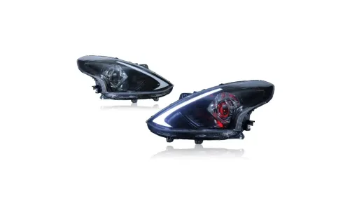 Фары передние LED с ходовыми огнями для Nissan Sunny/Almera (2014-2016), комплект, комплект, FT Carlight Carlight — фото 6