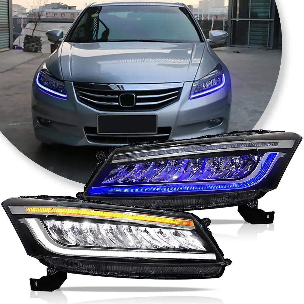 Фары VLAND LED двойной луч проектор для Honda Accord 8 (2008-2012) — фото 2