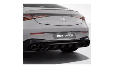 Чёрные накладки выхлопа 53 AMG для Mercedes-AMG CLE 53 A236 — фото 1