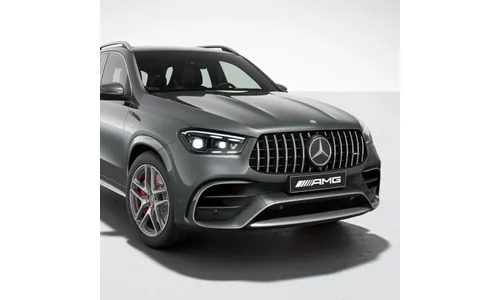 Комплект решетки Panamericana GLE 53 AMG Mercedes-Benz GLE V167 рестайлинг, хромированные ламели, Distronic 233 — фото 2