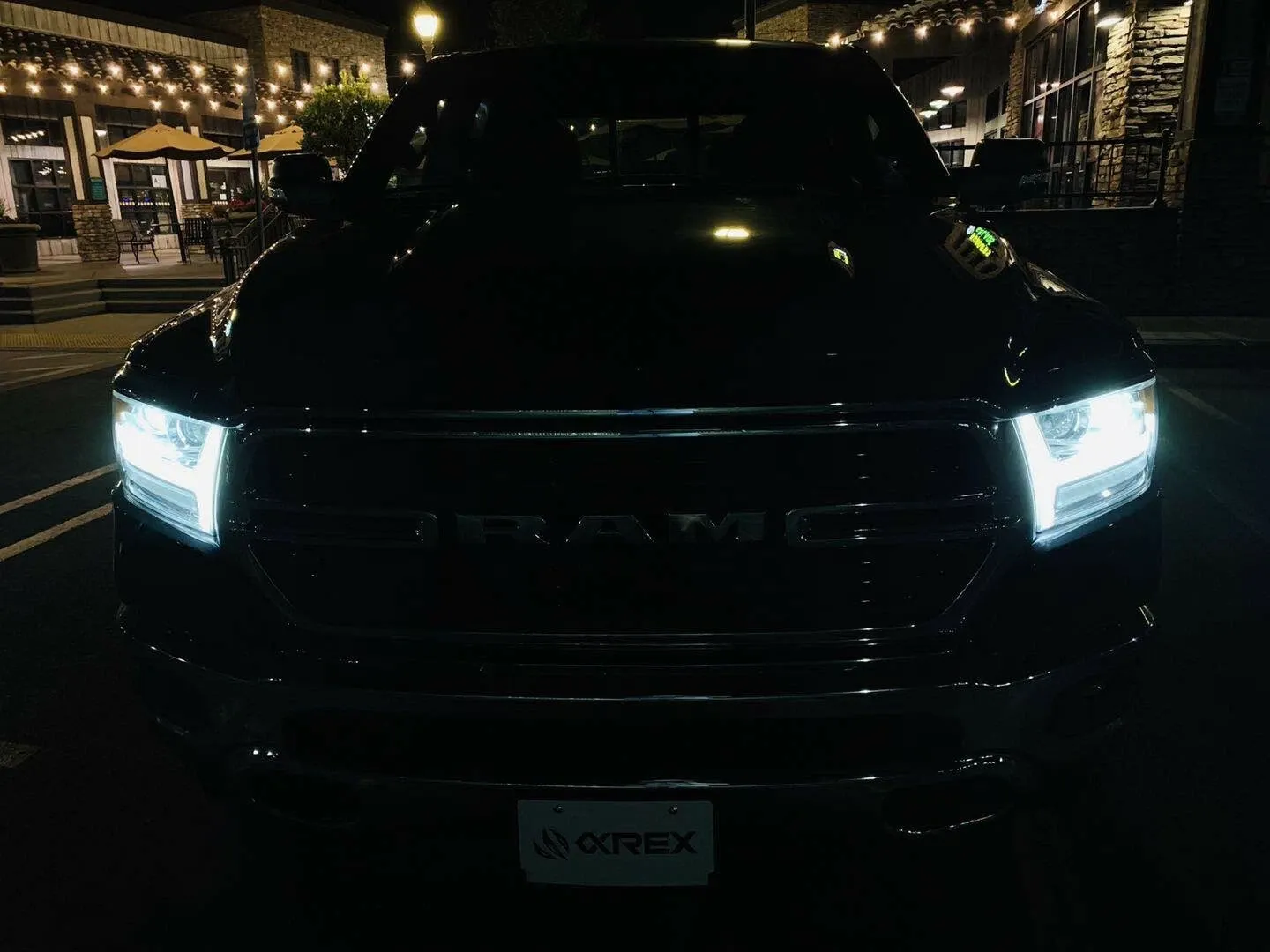 Фары Pro Jet Black для Ram 1500 Tradesman & Big Horn 2019–2024, AlphaRex — фото 4