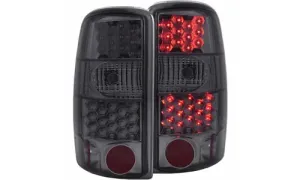 GMC Yukon XL 2500 2000 01 02 03 04 05 2006 задние фонари LED дымчатые, коплект, ANZO USA — фото 1