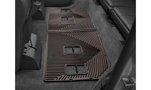 Ковры салона резиновые, 3 ряд Cadillac Escalade ESV 2015-2020, какао, Weathertech — фото 1