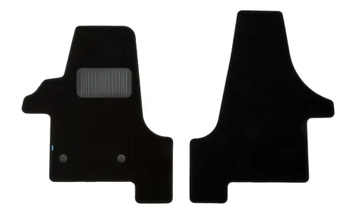 Коврики в салон Klever Premium VOLKSWAGEN Transporter (T5) 2003-2009, 2009-2015, фургон, 2 шт. (текстиль) / Фольксваген Транспортер — фото 1