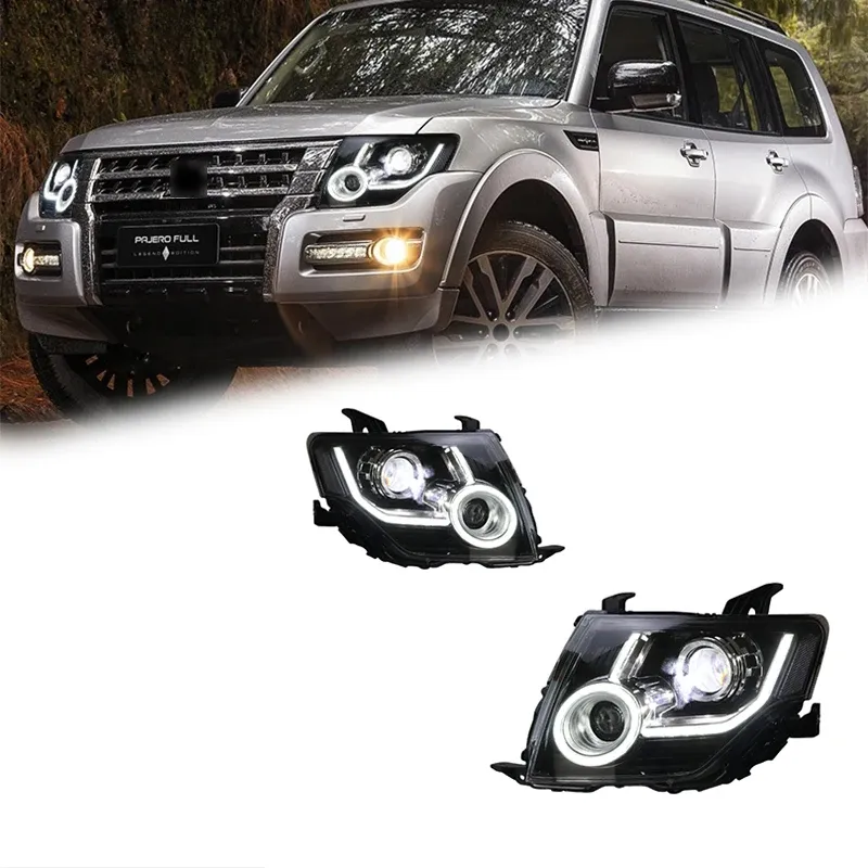 Фары передние LED с ходовыми огнями для Mitsubishi Pajero V93/V97/V87 (2006-2021), комплект, комплект, FT Carlight Carlight — фото 1
