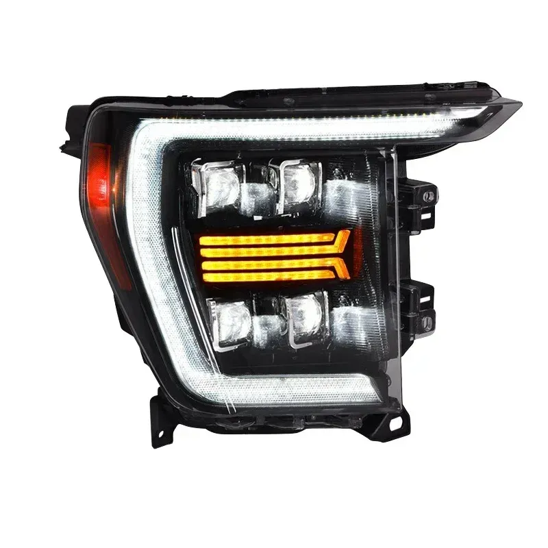 Фары передние LED с ходовыми огнями для Ford Raptor F-150 (2021-2023), комплект, комплект, FT Carlight Carlight — фото 6