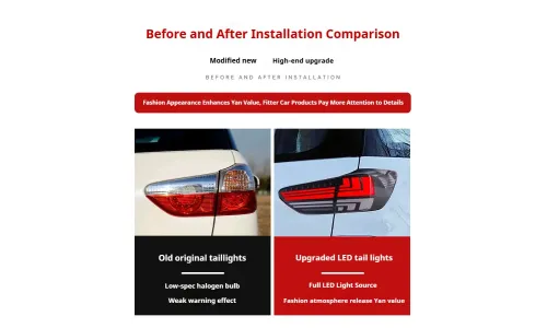 Задние LED-фонари динамический поворотник для Toyota Wish (2009-2015), комплект, комплект, FT Carlight Carlight — фото 7