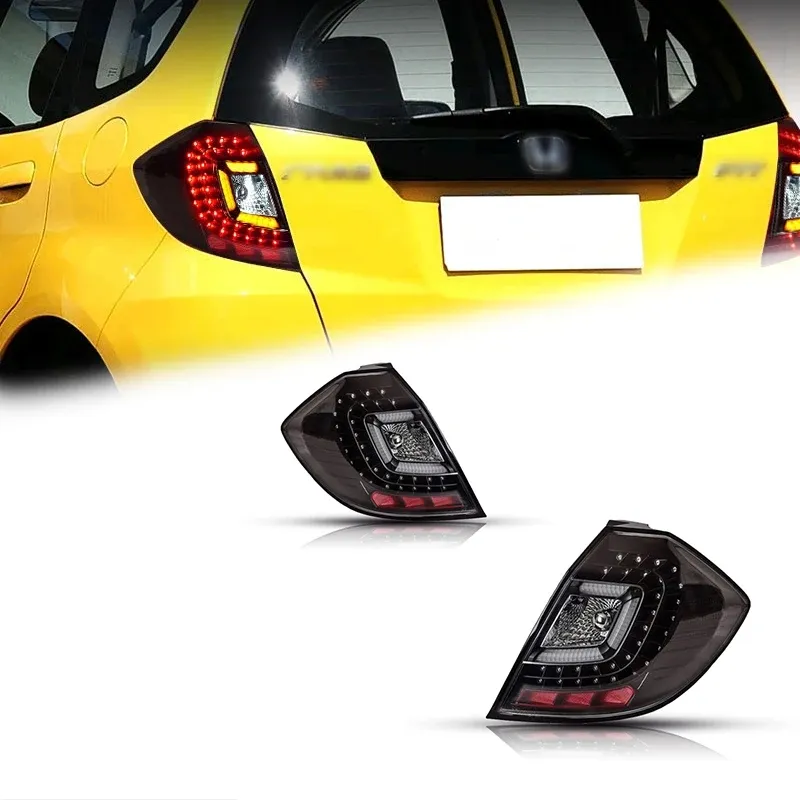 Задние LED-фонари динамический поворотник для Honda Fit Jazz (2008-2013), комплект, FT Carlight — фото 1