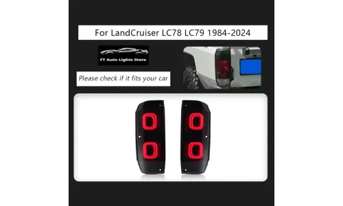 Задние LED-фонари динамический поворотник для Toyota Land Cruiser 70 (1984-2024), комплект, комплект, FT Carlight Carlight — фото 1