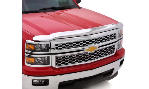 Дефлектор капота AVS для 2015-2019 Chevrolet Silverado 2500 HD, хром — фото 1