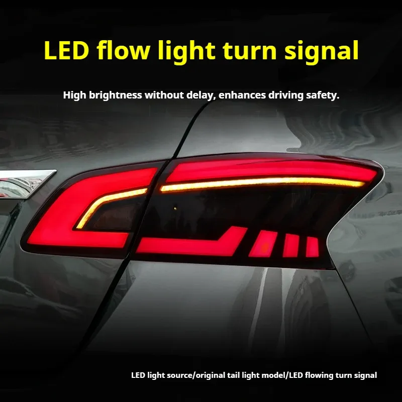 Задние LED-фонари динамический поворотник для Nissan Sylphy (2012-2024), комплект, комплект, FT Carlight Carlight — фото 3