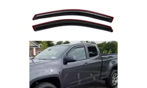 Вставные дефлекторы боковых окон 2015-2021 Chevrolet Colorado GMC Canyon — фото 1