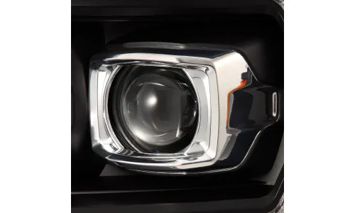 Фары Black Pro Series для Ford F-150 / Lincoln Mark LT 2004–2008, AlphaRex — фото 4