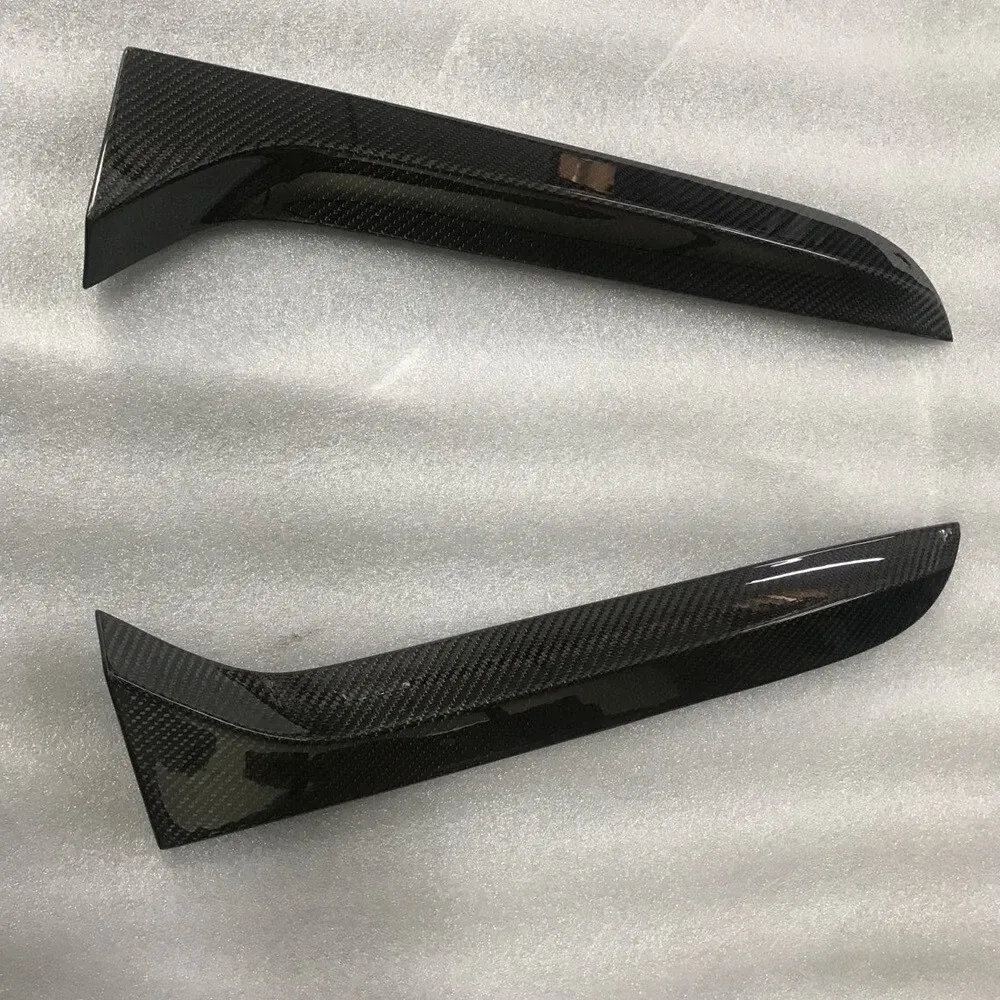 Carbon Fiber Car Rear Splitter Trims for Bentley Bentayga 2015-22 — фото 1