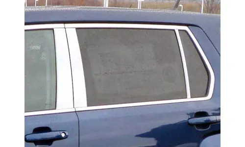 Накладки стоек дверей из нержавеющей стали 6 шт отделка окон QAA для GMC Terrain 2010-2017 — фото 1