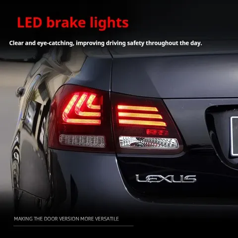 Задние LED-фонари динамический поворотник для Lexus GS (2004-2011), комплект, комплект, FT Carlight Carlight — фото 4