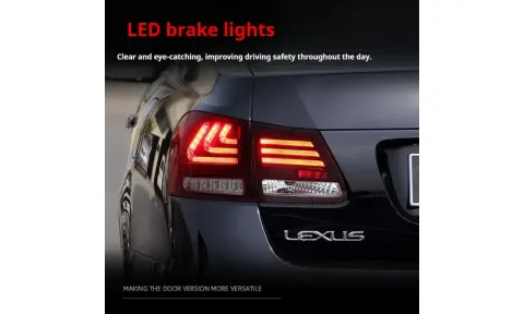 Задние LED-фонари динамический поворотник для Lexus GS (2004-2011), комплект, комплект, FT Carlight Carlight — фото 4