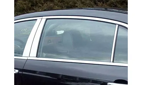 Накладки стоек дверей из нержавеющей стали 6 шт отделка окон QAA для Chevy Malibu 2008-2012 — фото 1