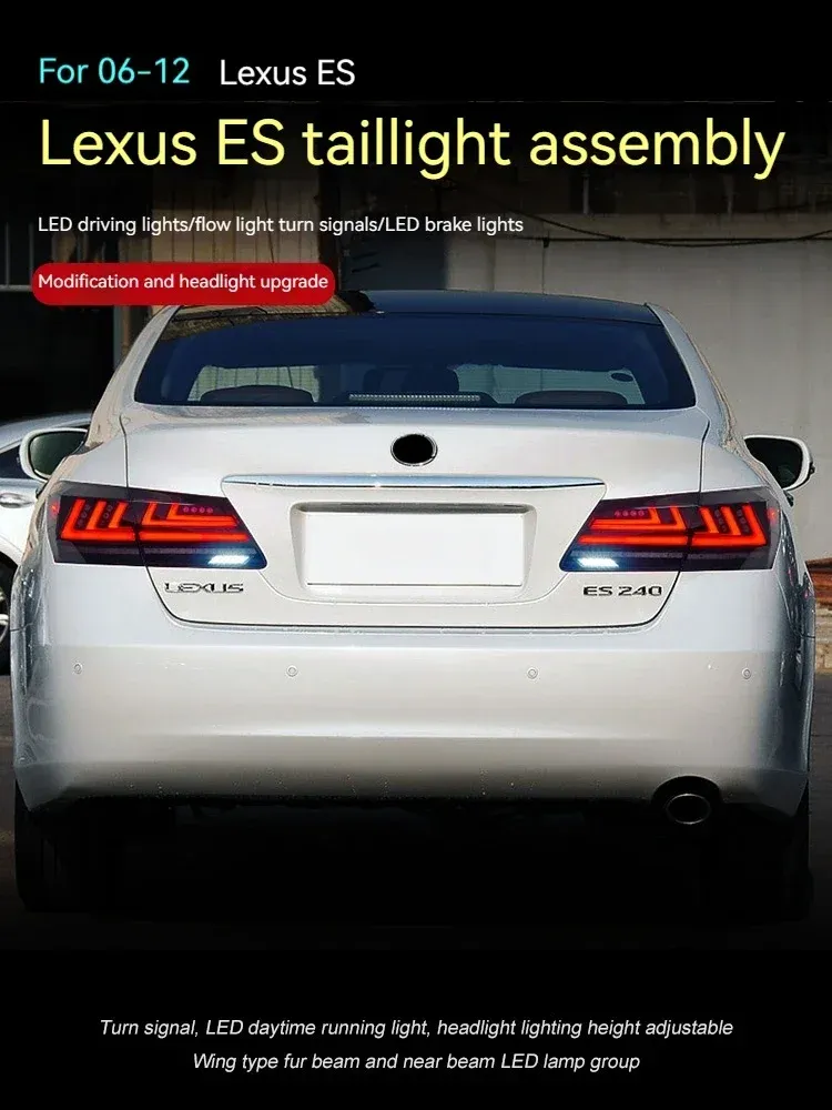 Задние LED-фонари динамический поворотник для Lexus ES (2006-2012), комплект, комплект, FT Carlight Carlight — фото 2