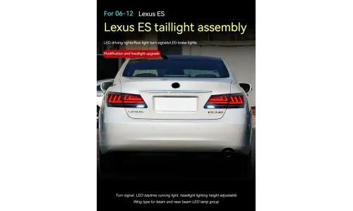 Задние LED-фонари динамический поворотник для Lexus ES (2006-2012), комплект, комплект, FT Carlight Carlight — фото 2