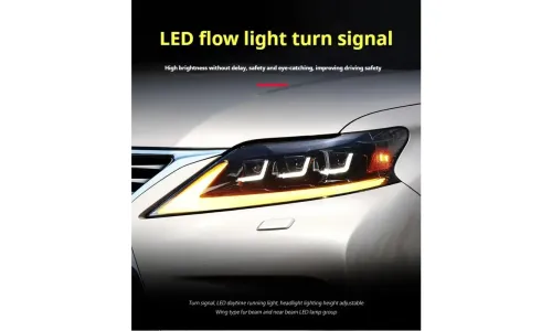Фары передние LED с ходовыми огнями для Lexus RX270 (2009-2015), комплект, комплект, FT Carlight Carlight — фото 3