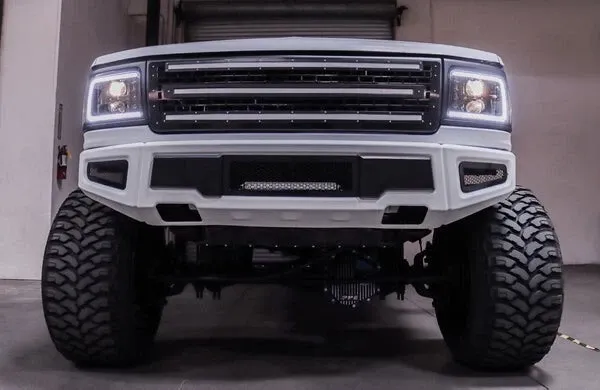 Фары галогеновые Black Pro Series для Ford F-150/250 Bronco 1992–1996, AlphaRex — фото 3
