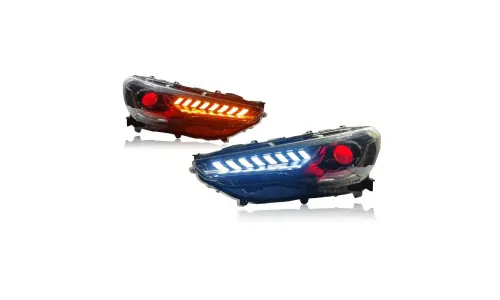 Фары передние LED с ходовыми огнями для Toyota Corolla Cross (2022-2024), комплект, комплект, FT Carlight Carlight — фото 6