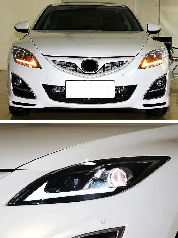 Фары передние LED с ходовыми огнями для Mazda 6 (2009-2016), комплект, комплект, FT Carlight Carlight — фото 7