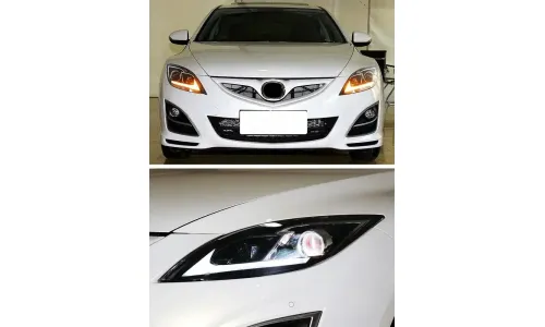 Фары передние LED с ходовыми огнями для Mazda 6 (2009-2016), комплект, комплект, FT Carlight Carlight — фото 7