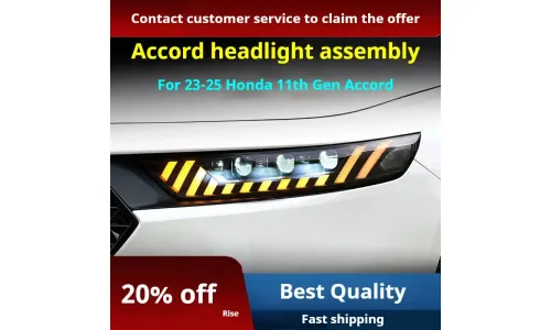 Фары передние LED с ходовыми огнями для Honda Accord 11 (2023-2025), комплект, FT Carlight — фото 2