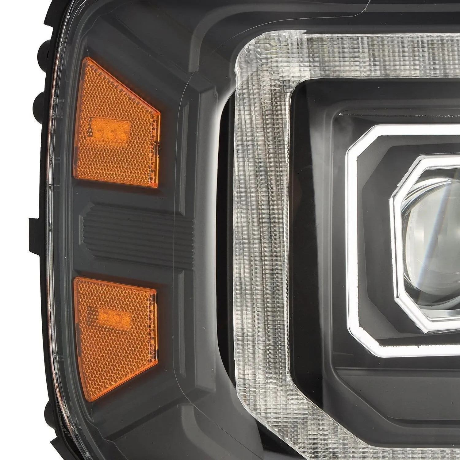 Фары светодиодные Black Luxx для GMC Sierra 1500/2500/3500 2015–2018, AlphaRex — фото 6