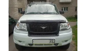 Дефлектор капота темный UAZ PATRIOT 2005-, NLD.SUAZPAT0512 / Патриот — фото 1