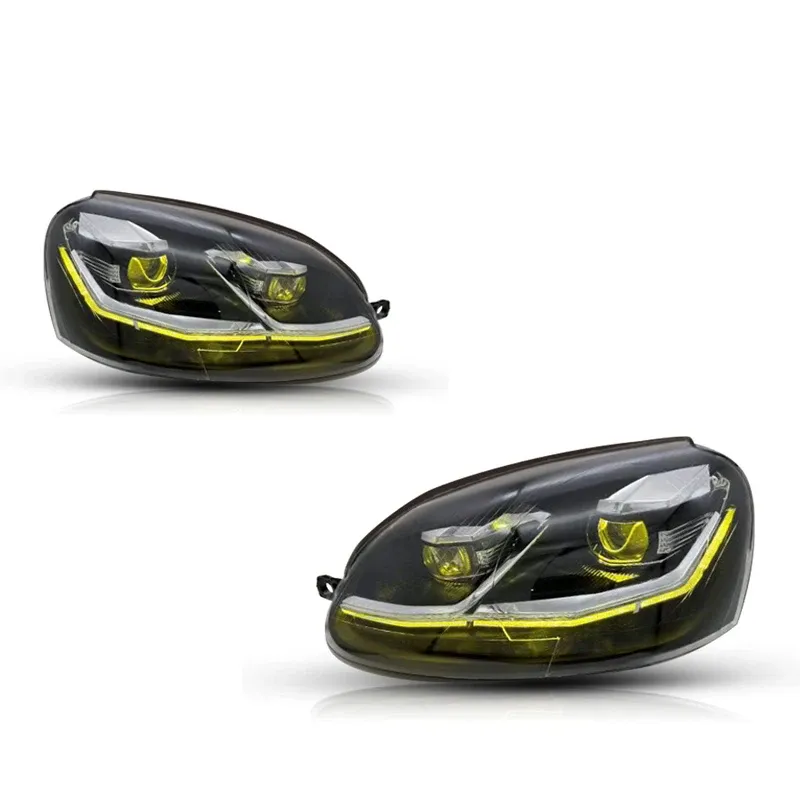 Фары передние LED с ходовыми огнями для VW Golf 5 (2006-2010), комплект, комплект, FT Carlight Carlight — фото 6