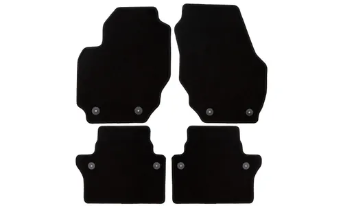 Коврики в салон Klever Econom VOLVO S80 АКПП 2006-2010, 2009-2013, 2013-2016, седан, 4 шт. (текстиль) / Вольво С80 — фото 1