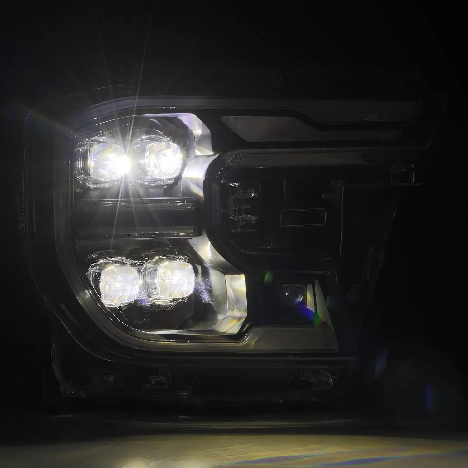 Фары проекторные светодиодные Black NOVA для Ford Ranger 2024–2026, AlphaRex — фото 5