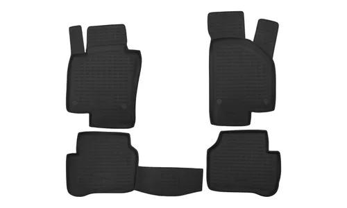 Коврики в салон подходит для VOLKSWAGEN Passat B6, 2005-2010, 4 шт. (Повышенная устойчивость, повышенная износостойкость) / Фольксваген Пассат — фото 1