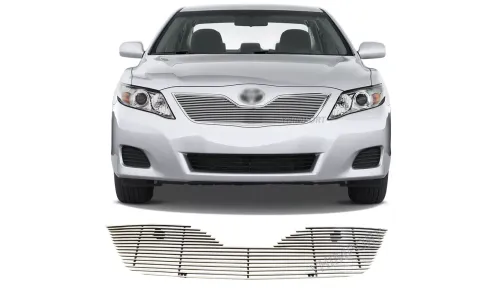 Main верхняя Grille 2010-2011 Toyota Camry LE/XLE хром Solid алюминиевая Grill — фото 1