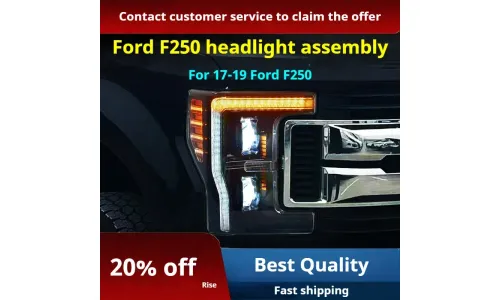Фары передние LED с ходовыми огнями для Ford F-250 (2017-2019), комплект, комплект, FT Carlight Carlight — фото 2