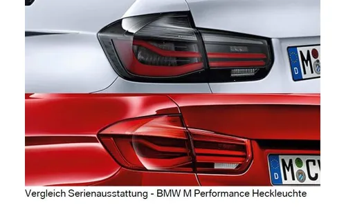 Комплект задних светодиодных фонарей M Performance Black Line для BMW 3-й серии Touring F31, оригинал — фото 3