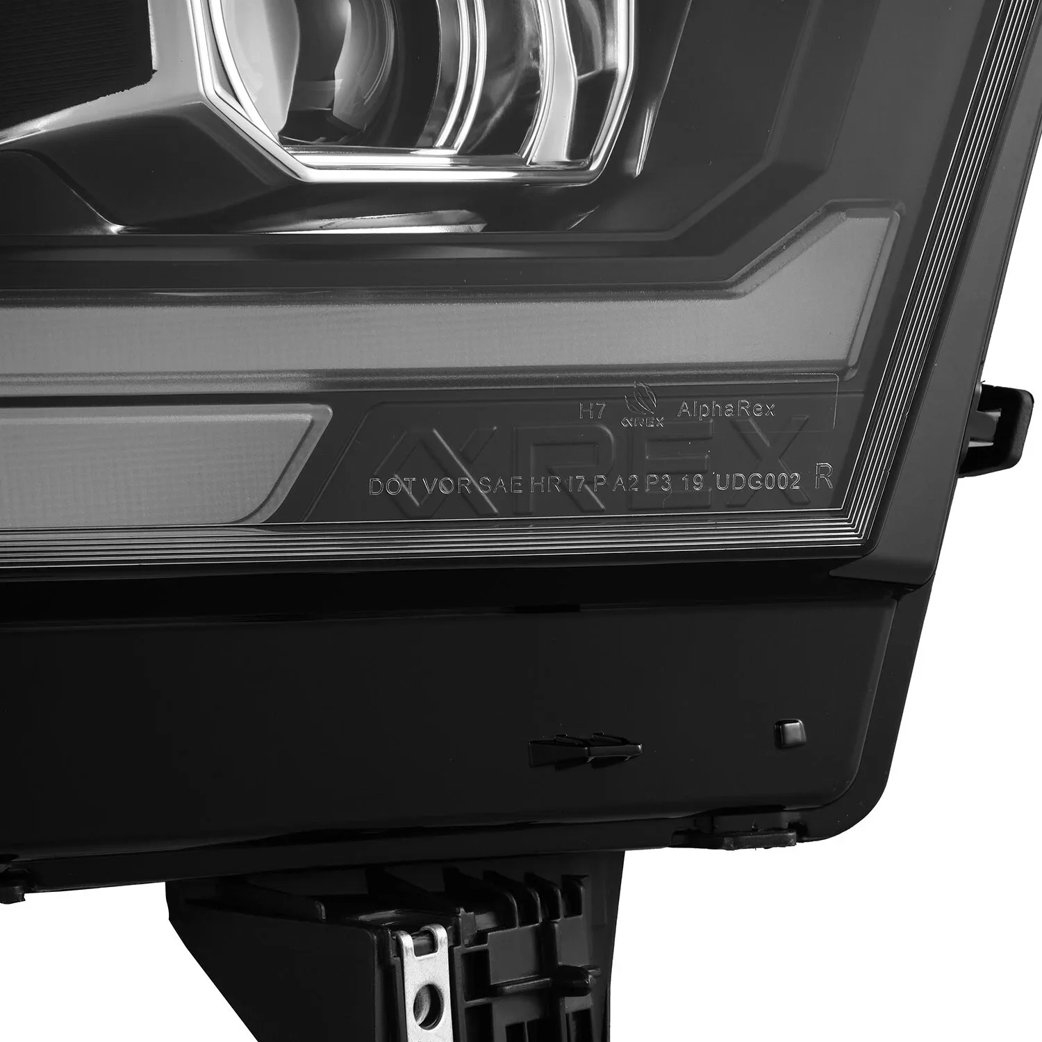 Фары Black Pro для Ram 1500 Tradesman & Big Horn 2019–2024, AlphaRex — фото 7