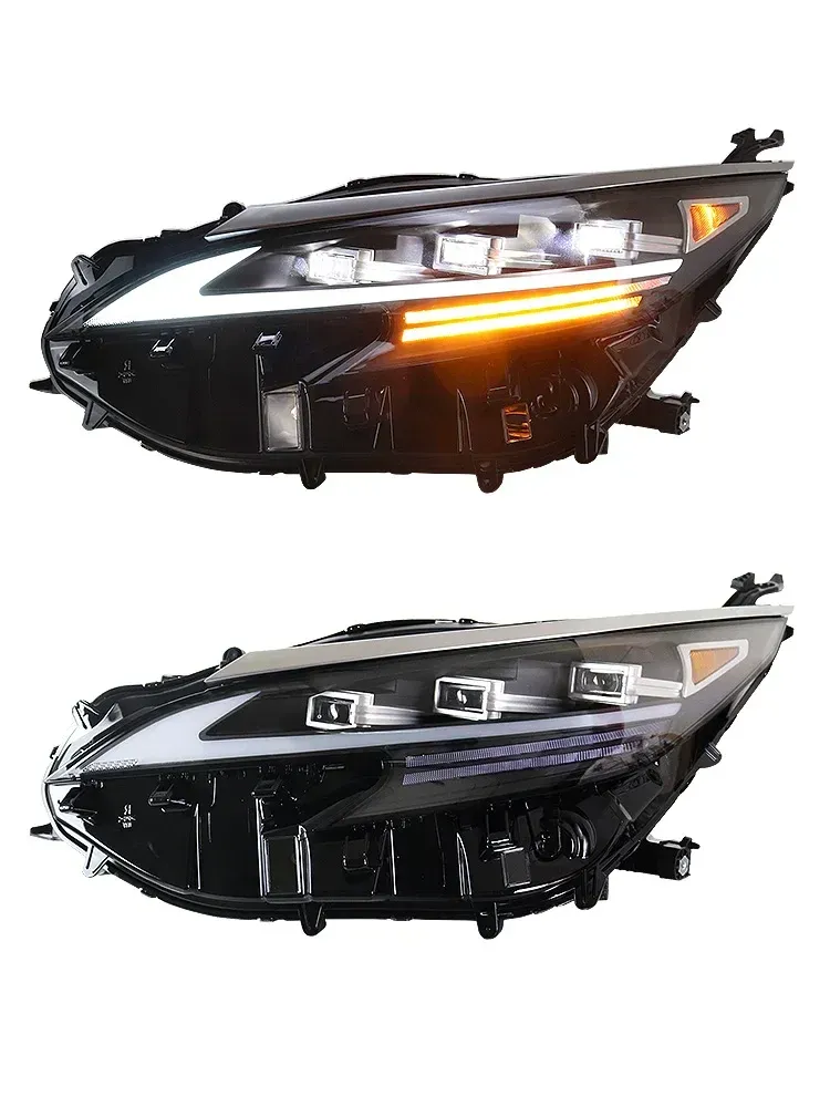 Фары передние LED с ходовыми огнями для Toyota Sienna (2021-2023), комплект, комплект, FT Carlight Carlight — фото 5