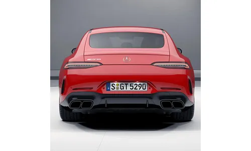 Задний бампер и диффузор для Mercedes-AMG GT X290, GT 63 Night Package, с фаркопом — фото 1
