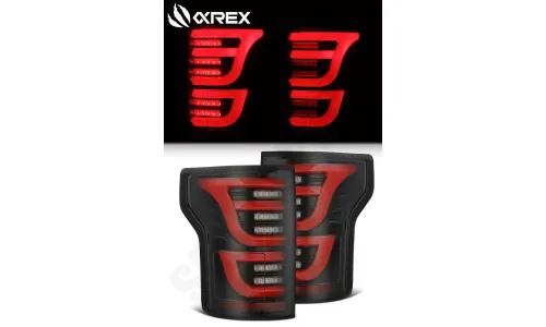 Фонари задние светодиодные Luxx Black-Red для Ford F-150 XL/XLT 2015–2017, AlphaRex — фото 1